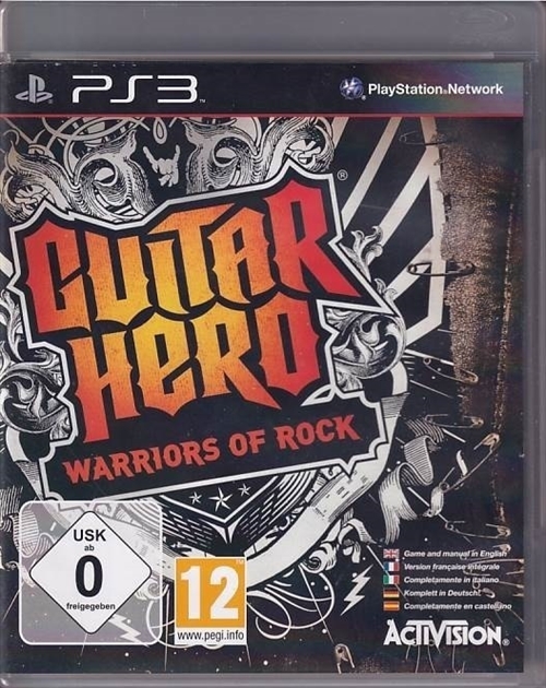 Guitar Hero - Warriors of Rock - PS3 (B Grade) (Genbrug)